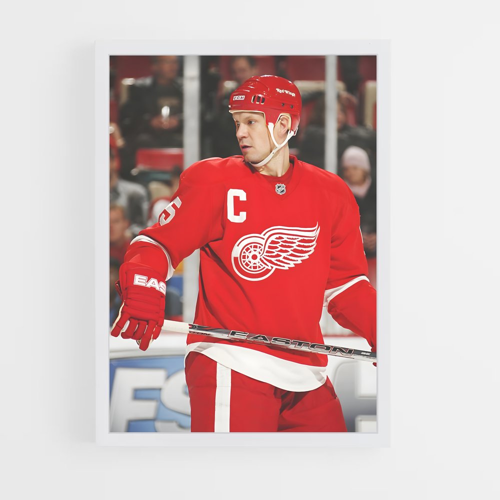 Poster Nicklas de lidstrom – affiche Hockey sur glace (vue 3)
